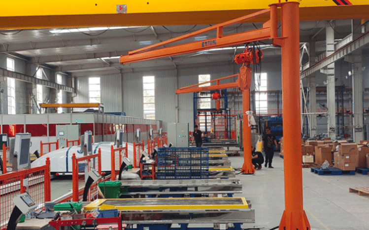 Floor Mounted Free-Standing Pillar Mounted Jib Crane